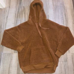 American Eagle Teddy Bear Sherpa Sweatshirt